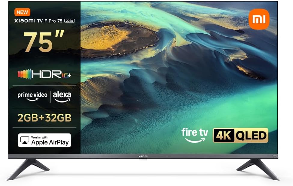 Xiaomi TV F Pro 75 QLED 4K Smart TV Fire TV 75 polegadas