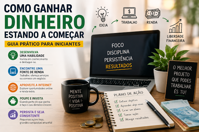 como ganhar dinheiro ganhar dinheiro online renda extra educação financeira marketing de afiliados trabalho freelancer negócios online investimentos para iniciantes liberdade financeira como começar a investir