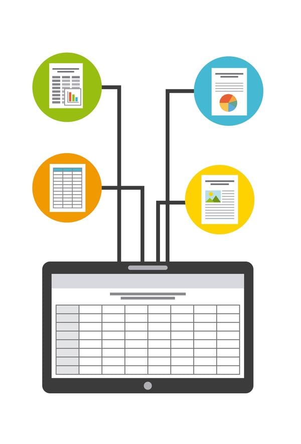 Ilustração de um calendário representando a variedade em Big Data.