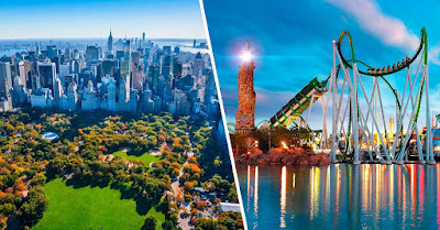 Estados Unidos — Orlando e Nova York no topo
