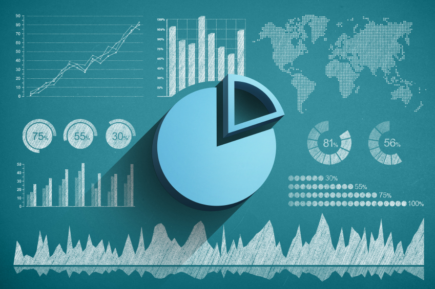 Gráficos de estatísticas do site Gráficos de estatísticas do site