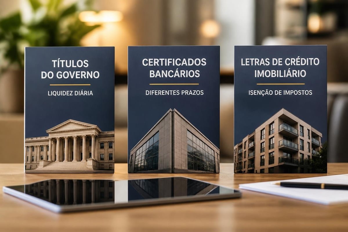 Comparação entre tipos de renda fixa