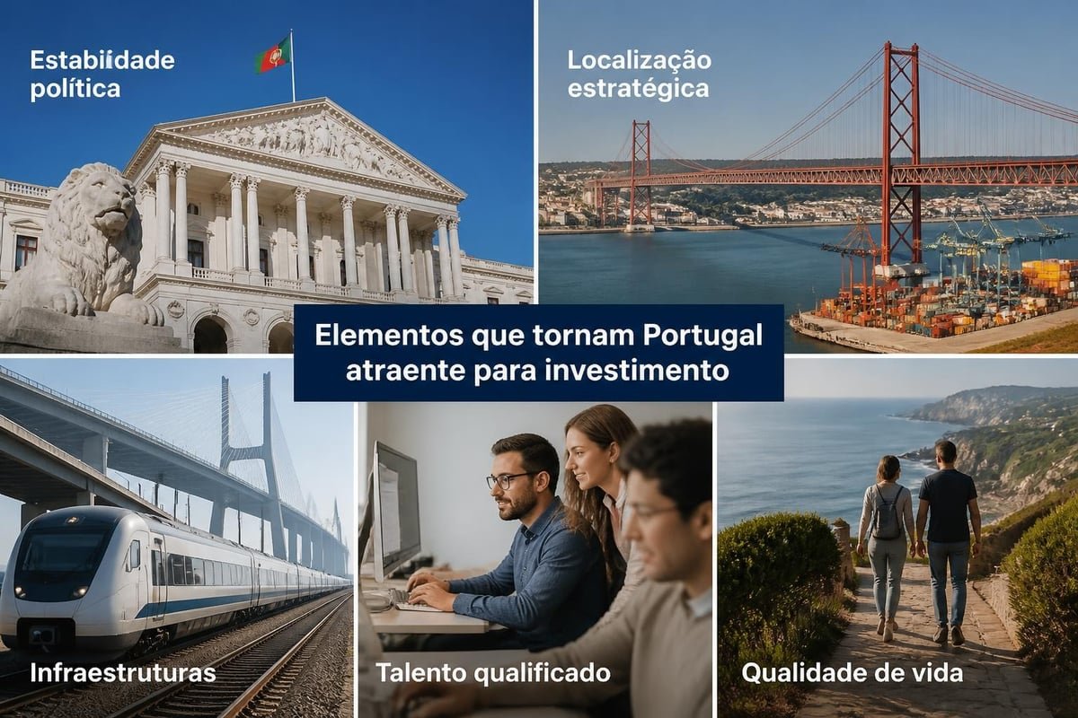Fatores de atração de investimento em Portugal