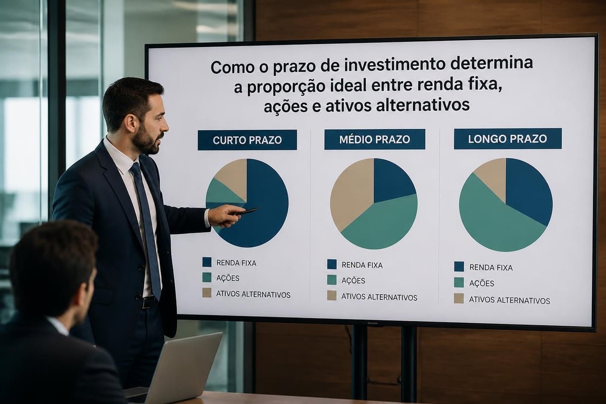Relação entre horizonte temporal e alocação em investimentos