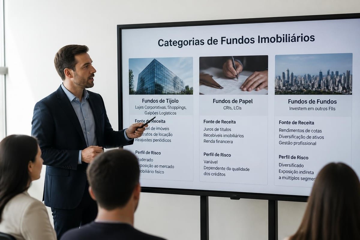 Tipos fundos imobiliários
