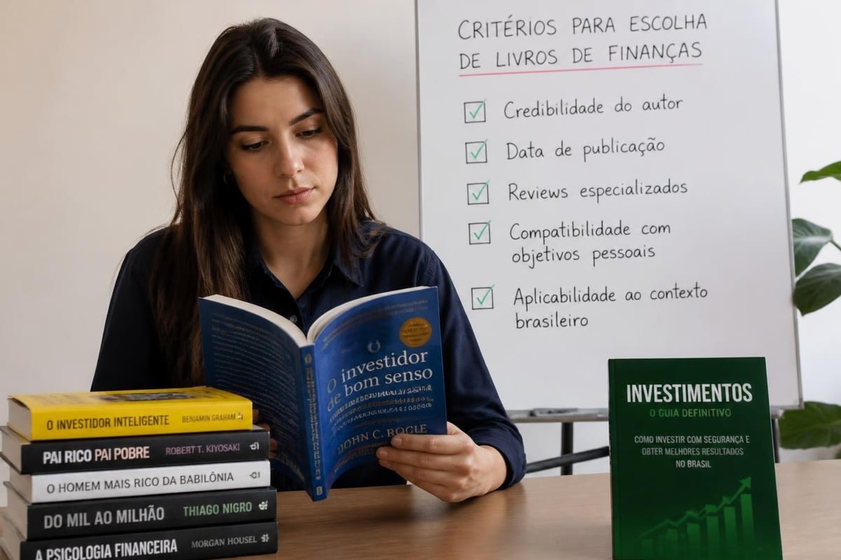 Critérios para avaliar livros de finanças