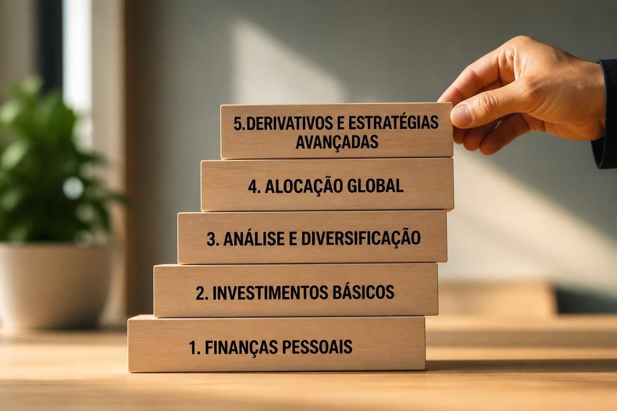 Evolução do investidor através de níveis de conhecimento