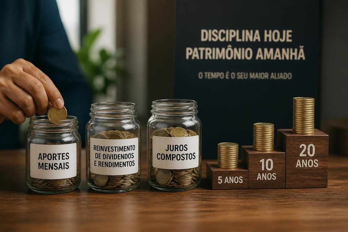 Cronograma de investimento mensal